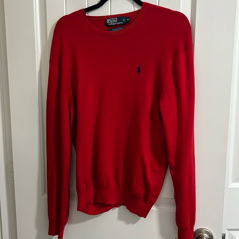 MENS POLO LONG SLEEVE PULL OVER